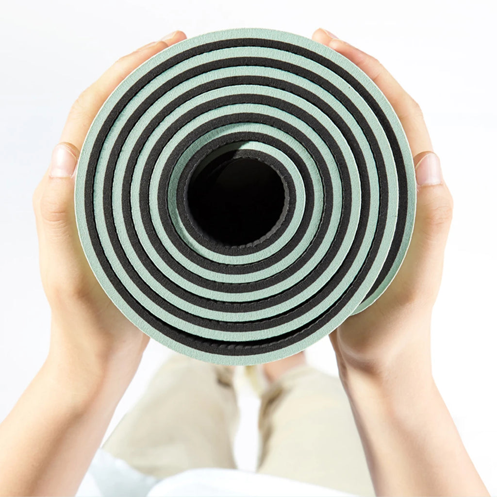 Tapis de yoga et fitness Premium - 6 mm d'épaisseur - 180 x 57 cm